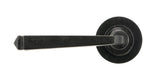 From The Anvil - External Beeswax Avon Round Lever on Rose Set (Plain) - Unsprung | Sku. 49961 | Trade Door Handles.