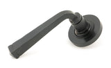 From The Anvil - External Beeswax Avon Round Lever on Rose Set (Plain) - Unsprung | Sku. 49961 | Trade Door Handles.