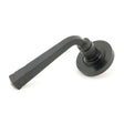 From The Anvil - External Beeswax Avon Round Lever on Rose Set (Plain) - Unsprung | Sku. 49961 | Trade Door Handles.