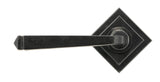From The Anvil - External Beeswax Avon Round Lever on Rose Set (Square) - Unsprung | Sku. 49964 | Trade Door Handles.