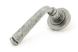 From The Anvil - Pewter Avon Round Lever on Rose Set (Plain) - Unsprung | Sku. 49965 | Trade Door Handles.