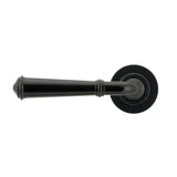 From The Anvil - Black Regency Lever on Rose Set (Plain) - Unsprung | Sku. 49969 | Trade Door Handles.