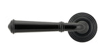 From The Anvil - Black Regency Lever on Rose Set (Beehive) - Unsprung | Sku. 49971 | Trade Door Handles.