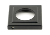 From The Anvil - Black Regency Lever on Rose Set (Square) - Unsprung | Sku. 49972 | Trade Door Handles.