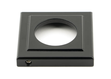 From The Anvil - Black Regency Lever on Rose Set (Square) - Unsprung | Sku. 49972 | Trade Door Handles.