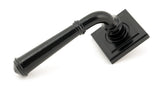 From The Anvil - Black Regency Lever on Rose Set (Square) - Unsprung | Sku. 49972 | Trade Door Handles.