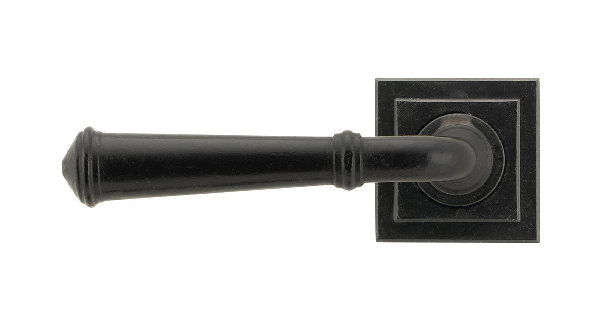 From The Anvil - External Beeswax Regency Lever on Rose Set (Square) - Unsprung | Sku. 49976 | Trade Door Handles.