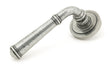 From The Anvil - Pewter Regency Lever on Rose Set (Art Deco) - Unsprung | Sku. 49978 | Trade Door Handles.