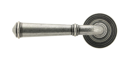 From The Anvil - Pewter Regency Lever on Rose Set (Beehive) - Unsprung | Sku. 49979 | Trade Door Handles.