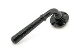 From The Anvil - Black Hammered Newbury Lever on Rose Set (Beehive) - Unsprung | Sku. 49983 | Trade Door Handles.
