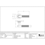 From The Anvil - Aged Brass Brompton Lever on Rose Set (Plain) - Unsprung | Sku. 49993 | Trade Door Handles.