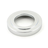 From The Anvil - Polished Chrome Brompton Lever on Rose Set (Art Deco) - Unsprung | Sku. 49998 | Trade Door Handles.