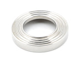 From The Anvil - Polished Chrome Brompton Lever on Rose Set (Beehive) - Unsprung | Sku. 49999 | Trade Door Handles.