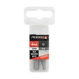 This is an image of Timco - S2 Driver Bits - HX 4.0 x 25 (2 Pieces Blister Pack) 4HX25GB