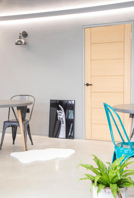 From The Anvil - Black Brompton Lever on Rose Set (Art Deco) - Unsprung | Sku. 50006 | Trade Door Handles.