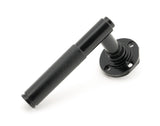 From The Anvil - Black Brompton Lever on Rose Set (Beehive) - Unsprung | Sku. 50007 | Trade Door Handles.