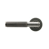 From The Anvil - Pewter Brompton Lever on Rose Set (Plain) - Unsprung | Sku. 50013 | Trade Door Handles.