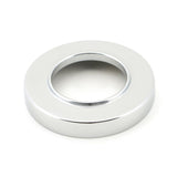 From The Anvil - Polished Chrome Newbury Lever on Rose Set (Plain) - Unsprung | Sku. 50021 | Trade Door Handles.