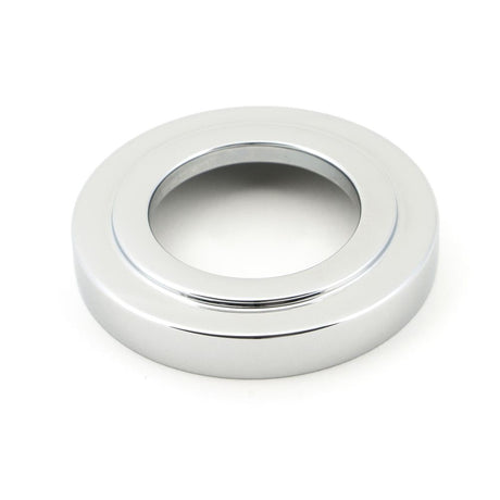 From The Anvil - Polished Chrome Newbury Lever on Rose Set (Art Deco) - Unsprung | Sku. 50022 | Trade Door Handles.