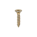 This is an image of Timco - Classic Multi-Purpose Screws - PZ - Double Countersunk - Yellow 5.0 x 25mm - (200 PCS Box) 50025CLAF