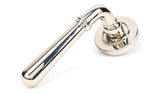 From The Anvil - Polished Nickel Newbury Lever on Rose Set (Plain) - Unsprung | Sku. 50025 | Trade Door Handles.