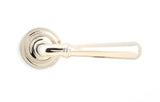 From The Anvil - Polished Nickel Newbury Lever on Rose Set (Art Deco) - Unsprung | Sku. 50026 | Trade Door Handles.