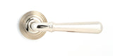 From The Anvil - Polished Nickel Newbury Lever on Rose Set (Beehive) - Unsprung | Sku. 50027 | Trade Door Handles.
