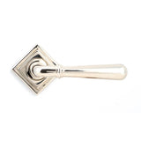 From The Anvil - Polished Nickel Newbury Lever on Rose Set (Square) - Unsprung | Sku. 50028 | Trade Door Handles.