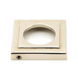 From The Anvil - Polished Nickel Newbury Lever on Rose Set (Square) - Unsprung | Sku. 50028 | Trade Door Handles.