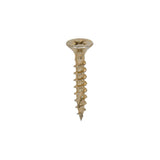 This is an image of Timco - C2 Strong-Fix Screws - PZ - Double Countersunk - Twin-Cut - Yellow 5.0 x 30mm - (200 PCS Box) 50030C2
