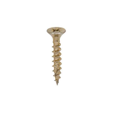This is an image of Timco - C2 Strong-Fix Screws - PZ - Double Countersunk - Twin-Cut - Yellow 5.0 x 30mm - (200 PCS Box) 50030C2
