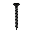 This is an image of Timco - Classic Multi-Purpose Screws - PZ - Double Countersunk - Exterior - Black Organic 5.0 x 30mm - (200 PCS Box) 50030CLAB