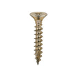 This is an image of Timco - Classic Multi-Purpose Screws - PZ - Double Countersunk - Yellow 5.0 x 30mm - (200 PCS Box) 50030CLAF