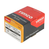 This is an image of Timco - Solo Chipboard & Woodscrews - PZ - Double Countersunk - Yellow 5.0 x 30mm - (200 PCS Box) 50030SOLOC