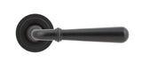 From The Anvil - Aged Bronze Newbury Lever on Rose Set (Art Deco) - Unsprung | Sku. 50030 | Trade Door Handles.