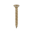 This is an image of Timco - C2 Strong-Fix Screws - PZ - Double Countersunk - Twin-Cut - Yellow 5.0 x 40mm - (200 PCS Box) 50040C2