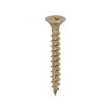 This is an image of Timco - C2 Strong-Fix Screws - PZ - Double Countersunk - Twin-Cut - Yellow 5.0 x 40mm - (200 PCS Box) 50040C2