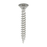 This is an image of Timco - Classic Multi-Purpose Screws - PZ - Double Countersunk - Stainless Steel 5.0 x 40mm - (10 PCS TIMpac) 50040CHSSP