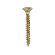 This is an image of Timco - Classic Multi-Purpose Screws - PZ - Double Countersunk - Yellow 5.0 x 40mm - (200 PCS Box) 50040CLAF