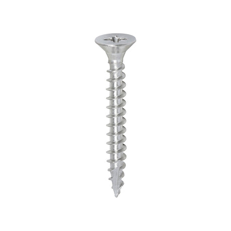This is an image of Timco - Classic Multi-Purpose Screws - PZ - Double Countersunk - A2 Stainless Steel 5.0 x 40mm - (200 PCS Box) 50040CLASS