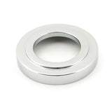 From The Anvil - Polished Chrome Hammered Newbury Lever on Rose Set (Art Deco) - Unsprung | Sku. 50042 | Trade Door Handles.