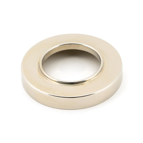 From The Anvil - Polished Nickel Hammered Newbury Lever on Rose Set (Plain) - Unsprung | Sku. 50045 | Trade Door Handles.