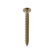 This is an image of Timco - Classic Multi-Purpose Screws - PZ - Pan Head - Yellow 5.0 x 50mm - (200 PCS Box) 50050CLAP