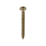 This is an image of Timco - Classic Multi-Purpose Screws - PZ - Pan Head - Yellow 5.0 x 50mm - (200 PCS Box) 50050CLAP