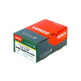This is an image of Timco - Classic Multi-Purpose Screws - PZ - Pan Head - Yellow 5.0 x 50mm - (200 PCS Box) 50050CLAP