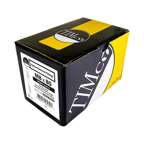 This is an image of Timco - Nylon Hammer Fixing - PZ - Zinc 5.0 x 50mm - (200 PCS Box) 50050HF