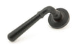 From The Anvil - Aged Bronze Hammered Newbury Lever on Rose Set (Beehive) - Unsprung | Sku. 50051 | Trade Door Handles.