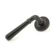 From The Anvil - Aged Bronze Hammered Newbury Lever on Rose Set (Beehive) - Unsprung | Sku. 50051 | Trade Door Handles.