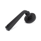 From The Anvil - Aged Bronze Avon Round Lever on Rose Set (Plain) - Unsprung | Sku. 50057 | Trade Door Handles.