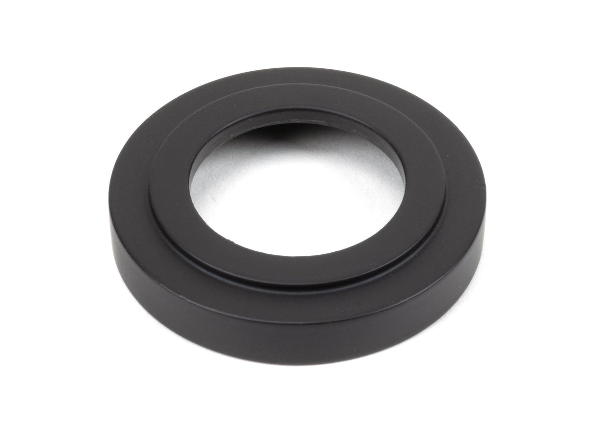 From The Anvil - Aged Bronze Avon Round Lever on Rose Set (Art Deco) - Unsprung | Sku. 50058 | Trade Door Handles.